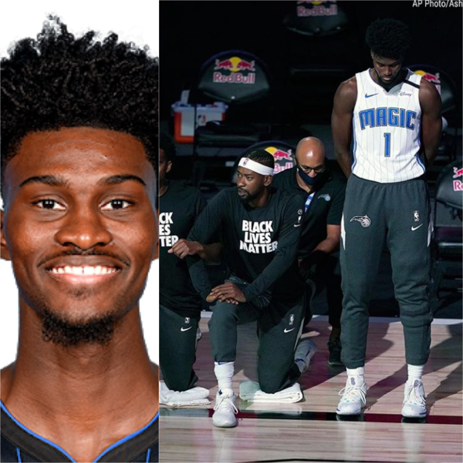 Basketballer Jonathan Isaac First NBA Player To Refuse Kneeling(08)