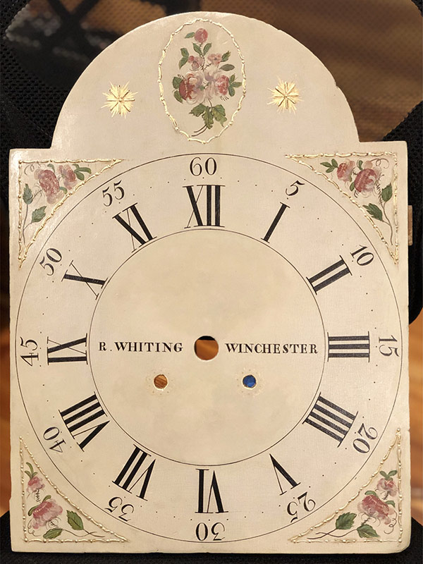 Grandfather Tall Case Painted Dial Restoration Clock Dial