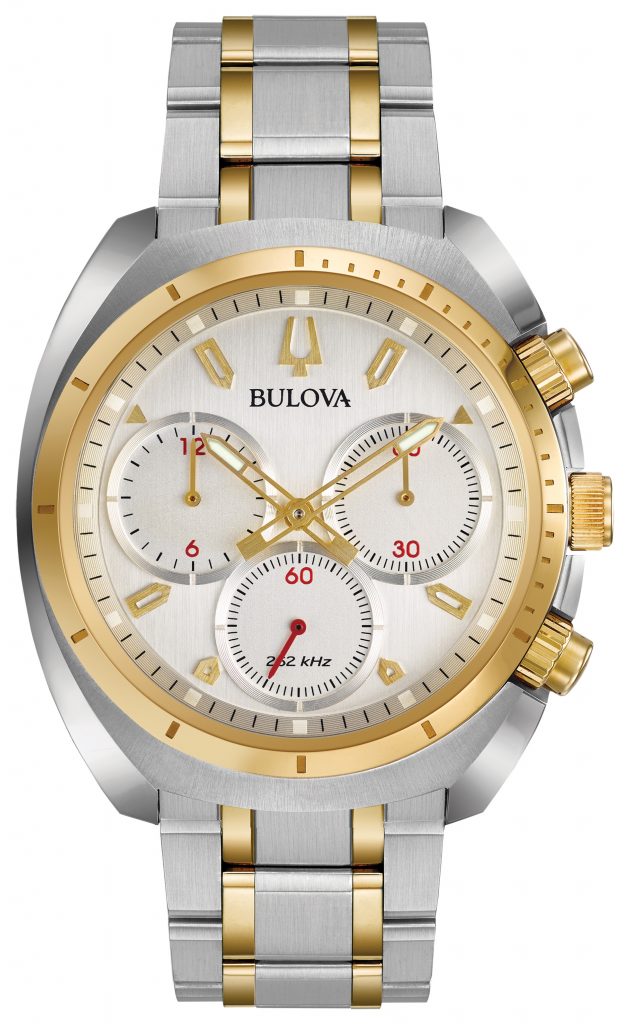 Bulova Curv Chronograph Watch 98A157 Clock Doctor Bulova Curv