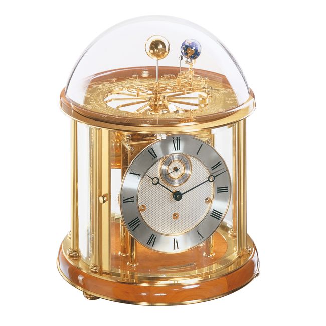 Hermle TELLURIUM I Cherry Mantel Clock 22805160352 Clock Doctor