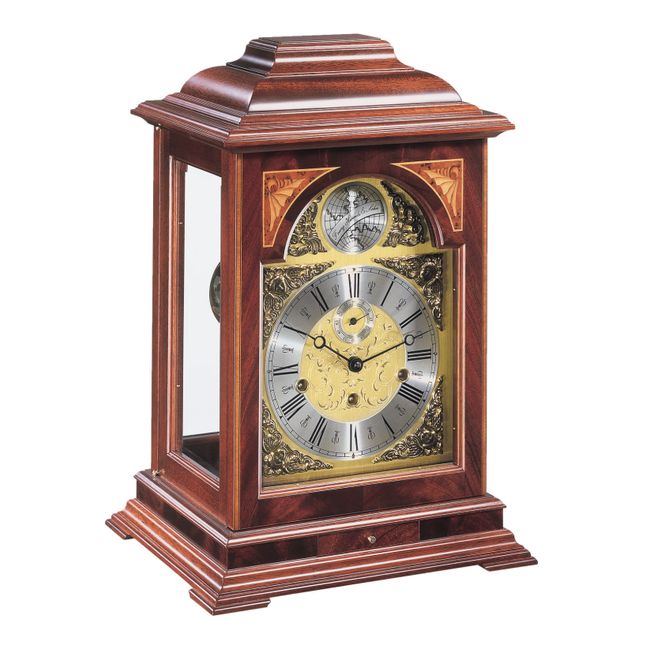 Hermle CORNELL Mahogany Mantel Clock 22848070352 Clock Doctor