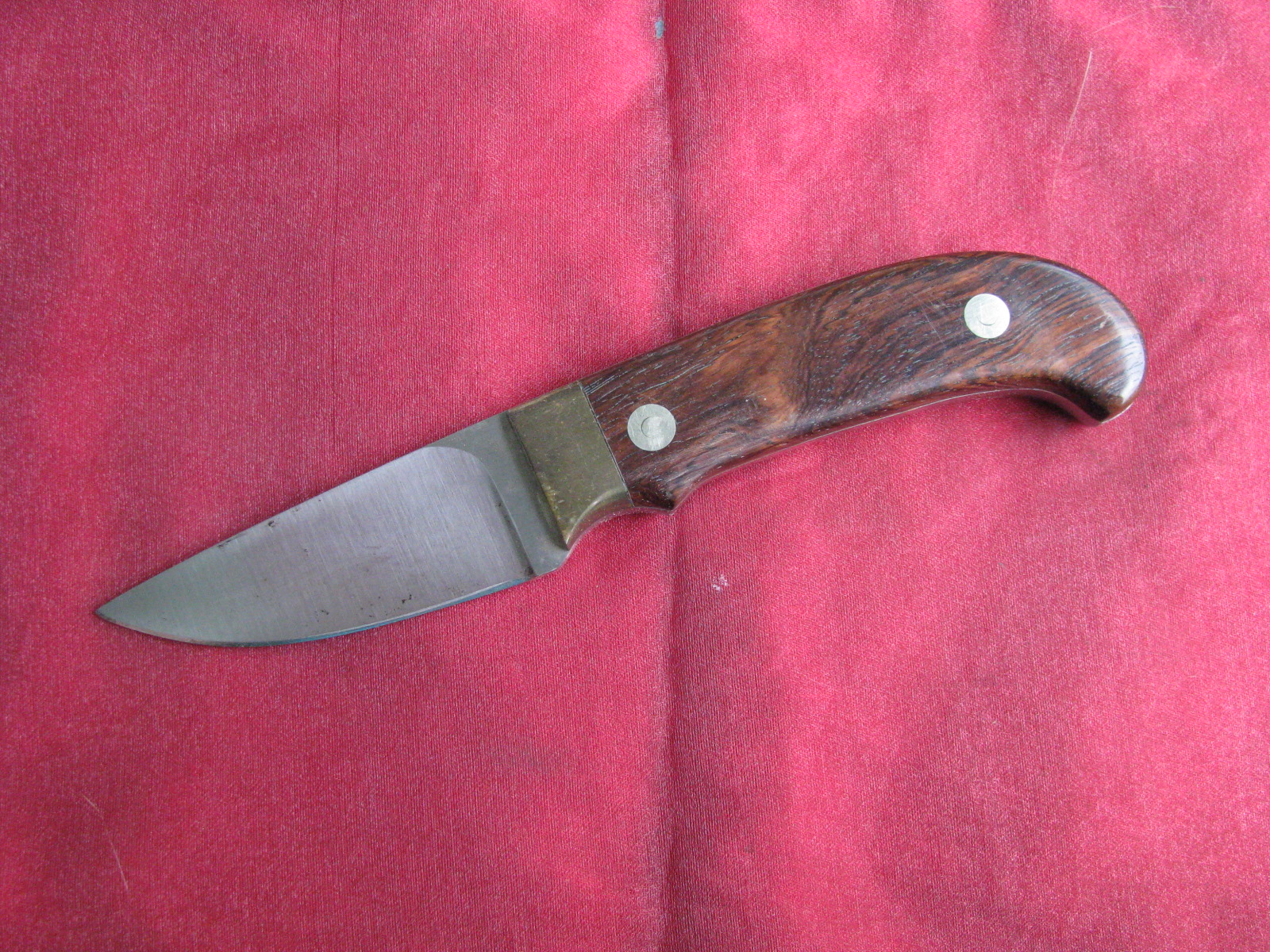 Tim Britton Custom Handmade Hunting Knife w/Sheath Mike's H&E Clocks