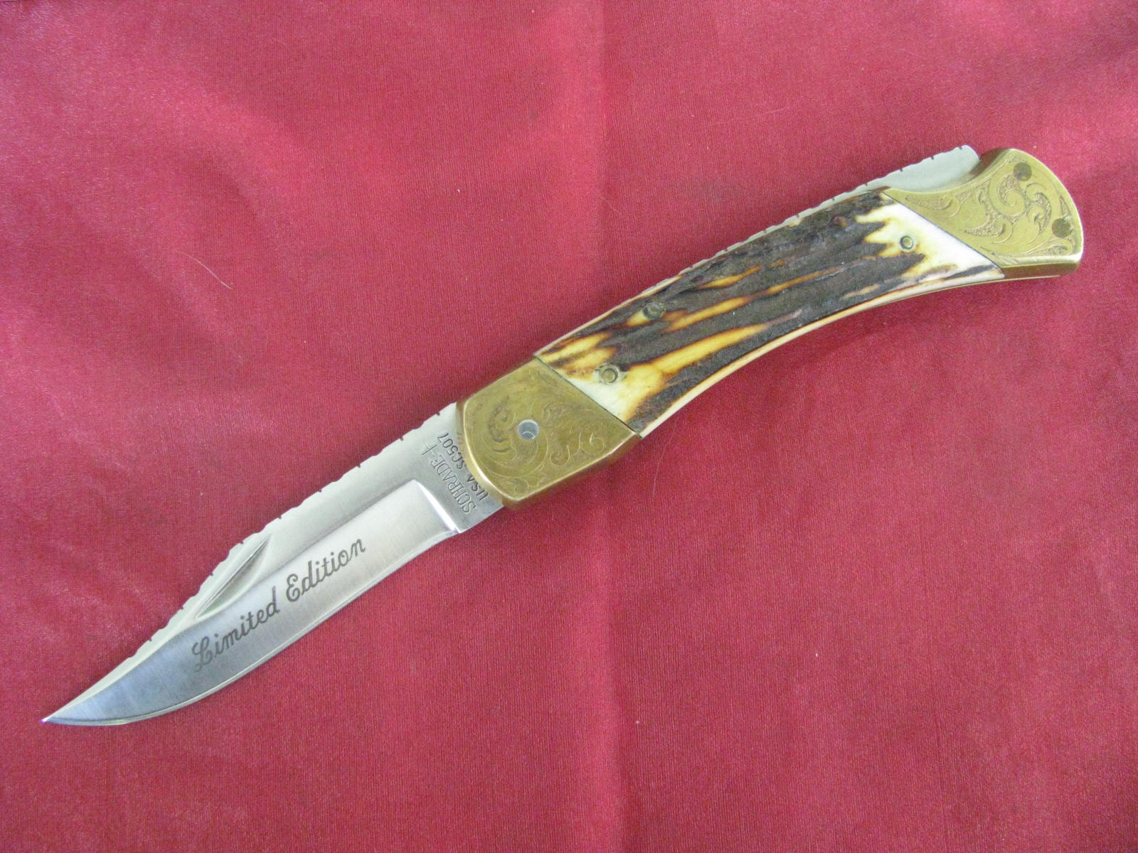 Schrade SC507 SemiCustom Limited Edition Folding Lockback Hunting