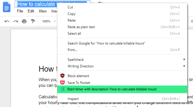 Free Chrome Time Tracking Extension Clockify