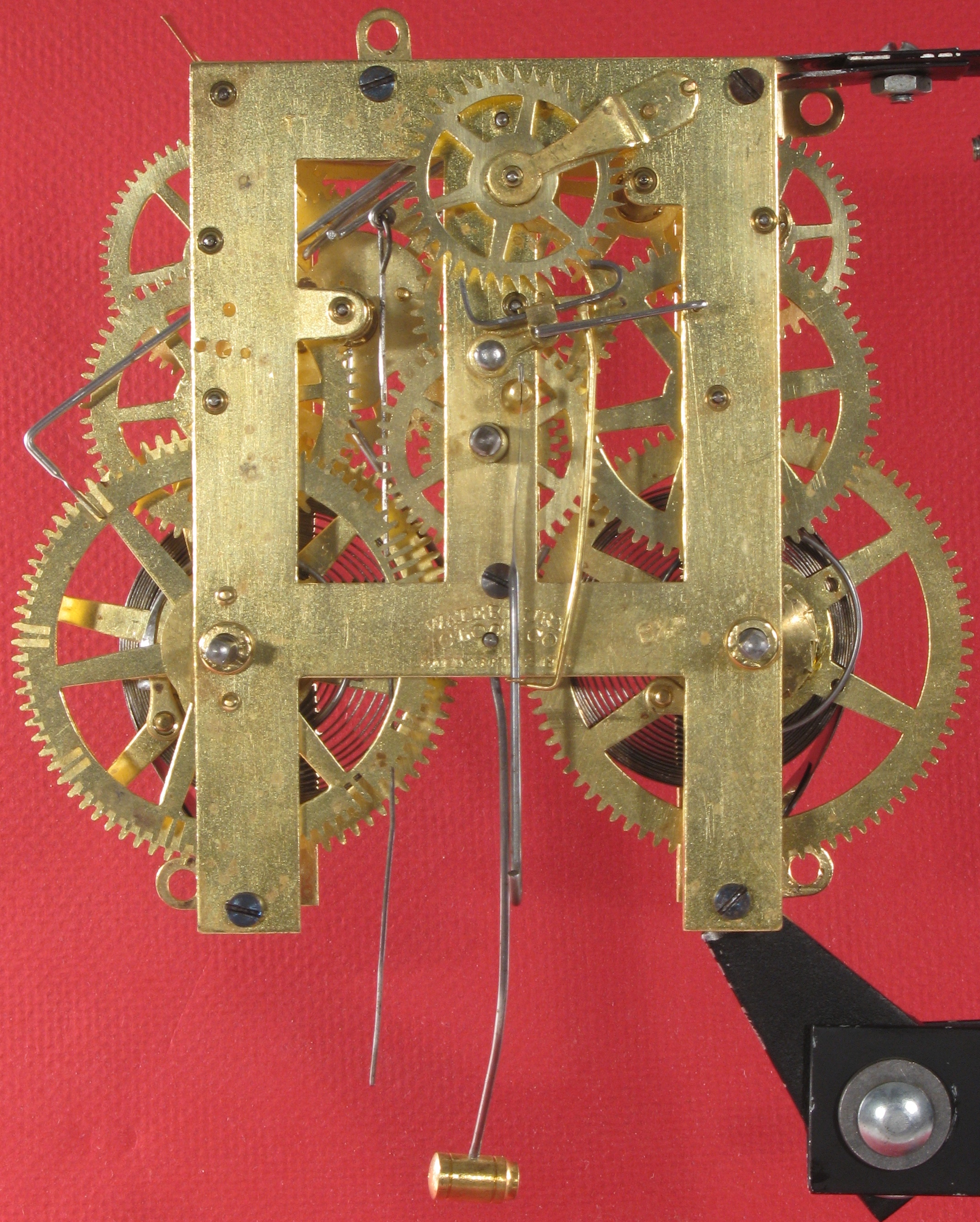 Waterbury 8 Day Walnut Shelf Clock, 1880s