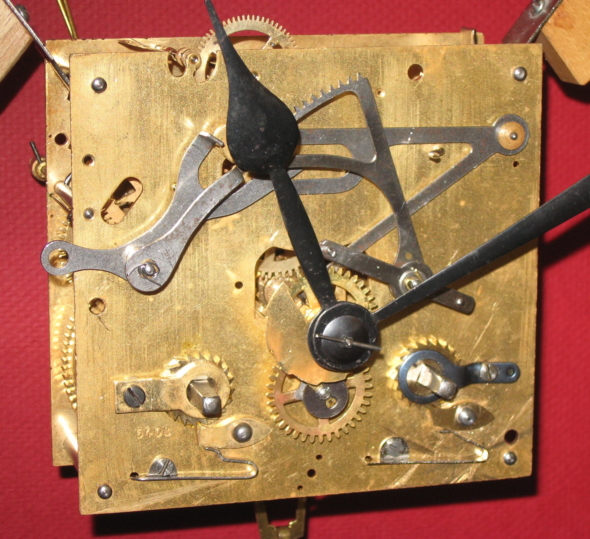 German Granddaughter Clock, 4 1/2 Feet Tall