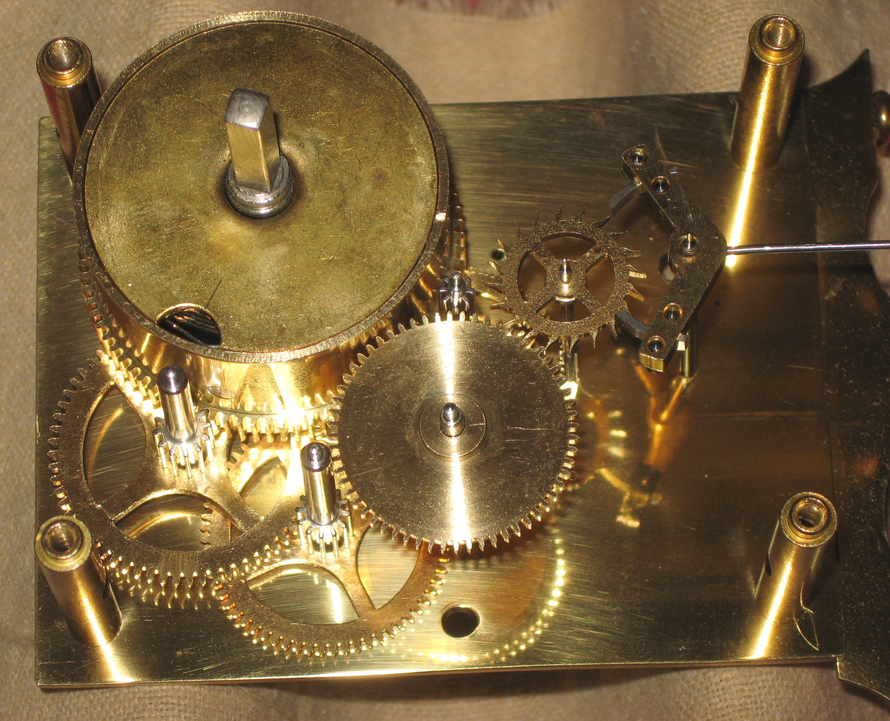 Schatz Standard 400 Day Clock with 2 Jewels, Auxiliary Mainspring and