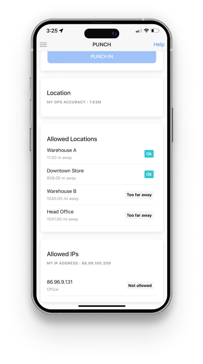 Time Clock App for iOS ClockIt
