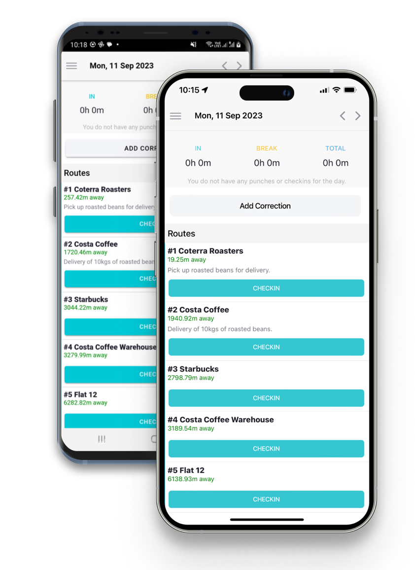 Route Planner ClockIt
