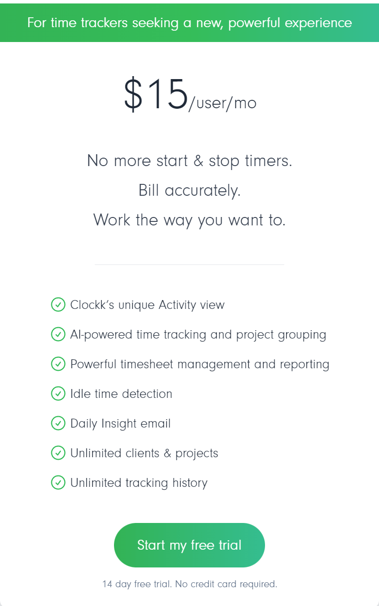 ClockTrace vs Clockk 2023 Comparison • Clockk