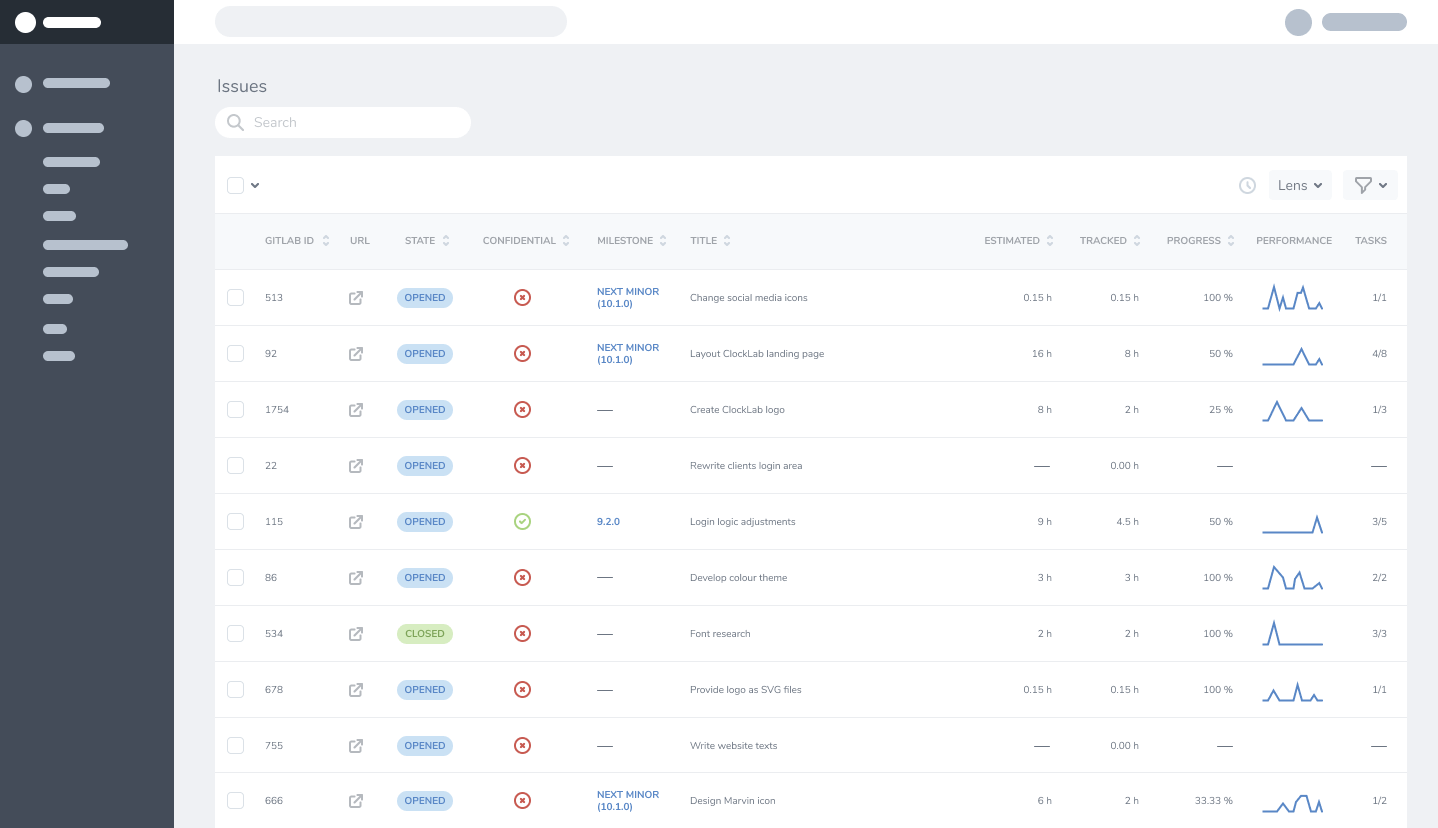 Control and automize your GitLab projects perfectly ClockLab