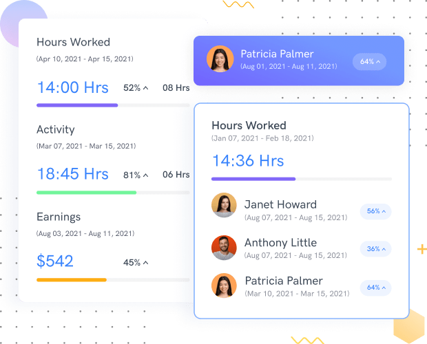 Timesheet App to Keep Track od Employees' Productivity Clockly by 500apps