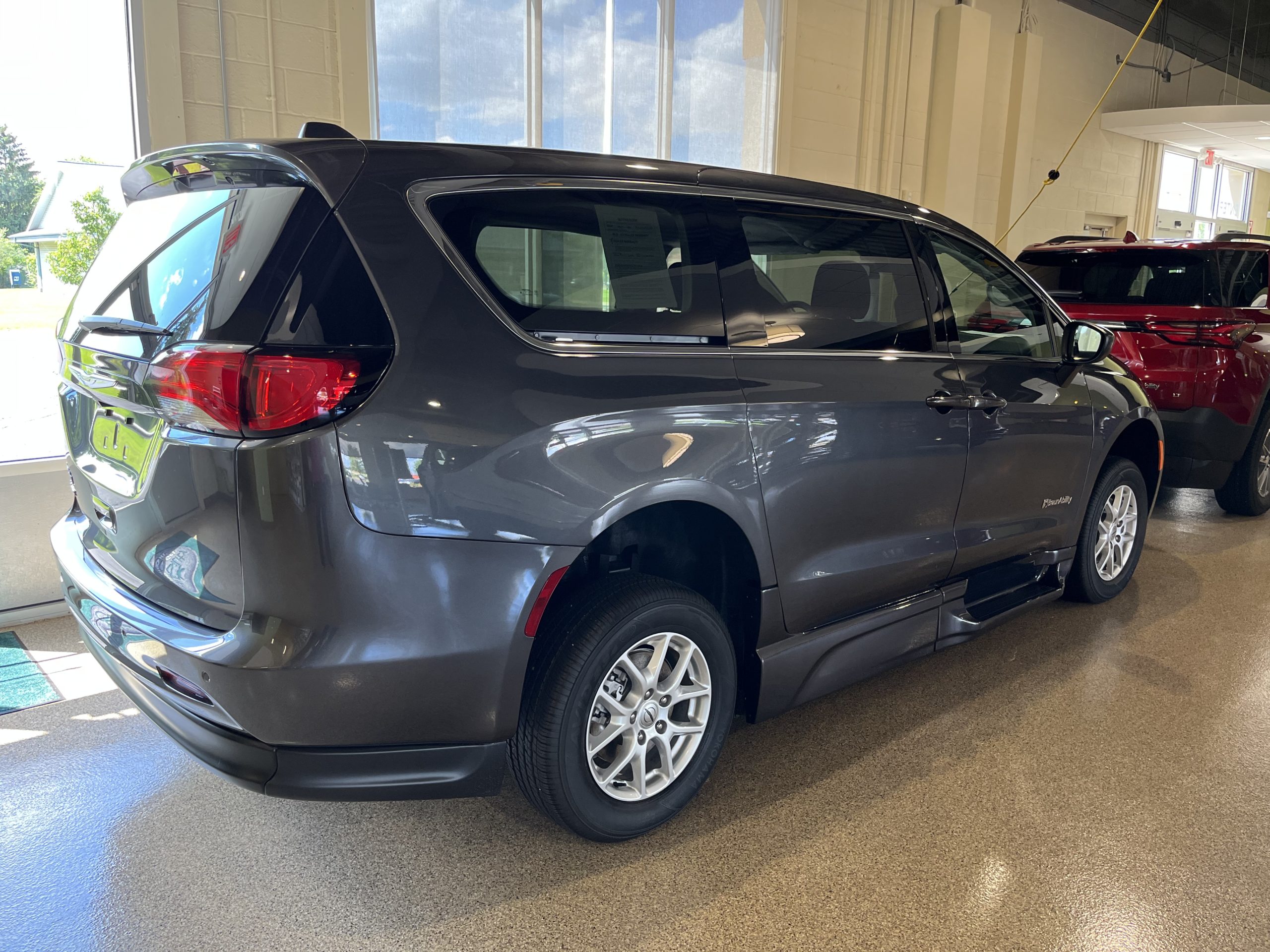 2022 Granite Crystal BraunAbility Chrysler Voyager with XTC Conversion Wheelchair Van for Sale