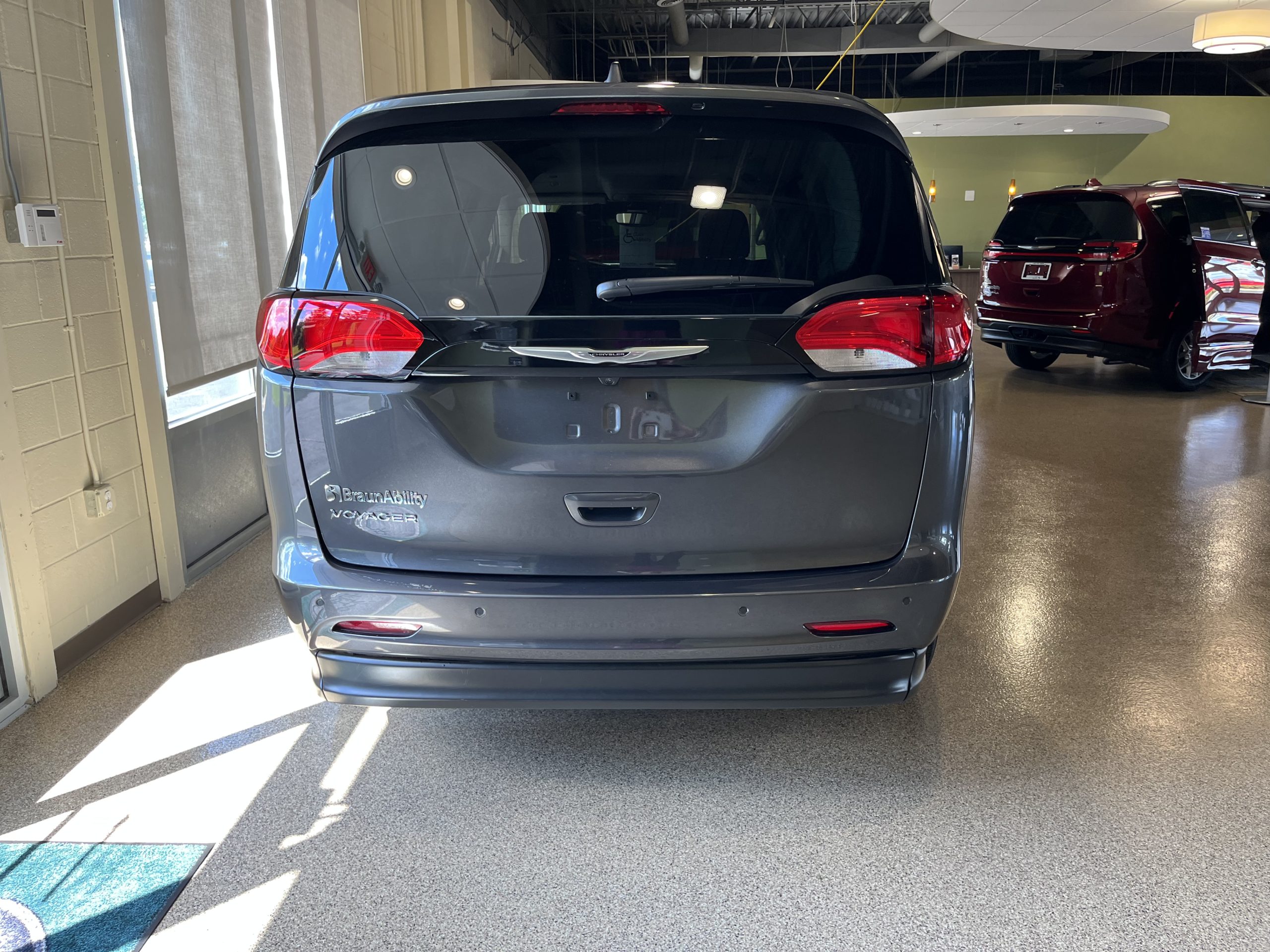 2022 Granite Crystal BraunAbility Chrysler Voyager with XTC Conversion Wheelchair Van for Sale