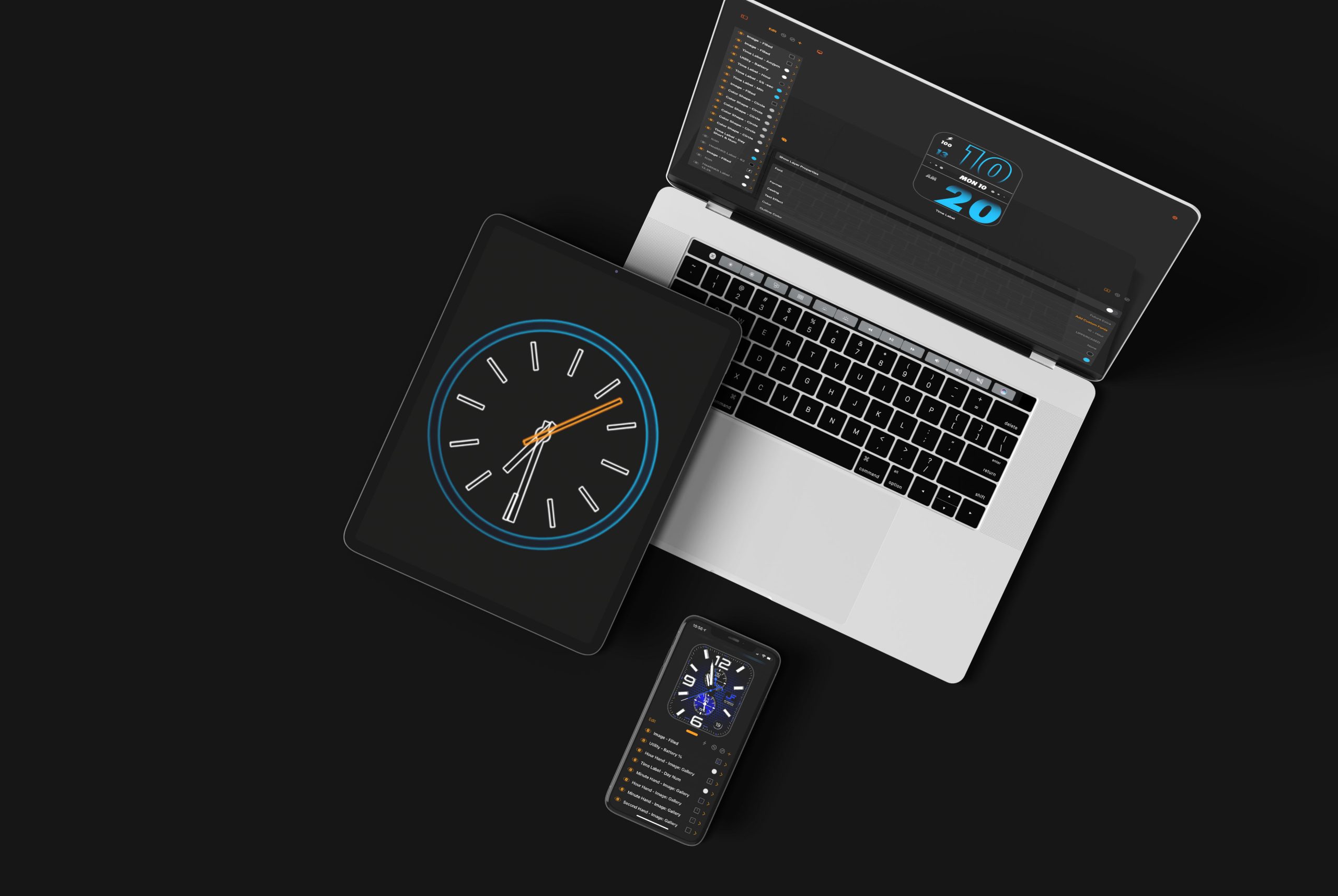 Clockology for Apple Watch, iPhone, & iPad Create Interactive Clocks
