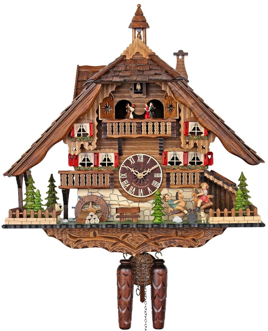 Quartz Musical Rocking Horse Cuckoo Clock 4896QMT —