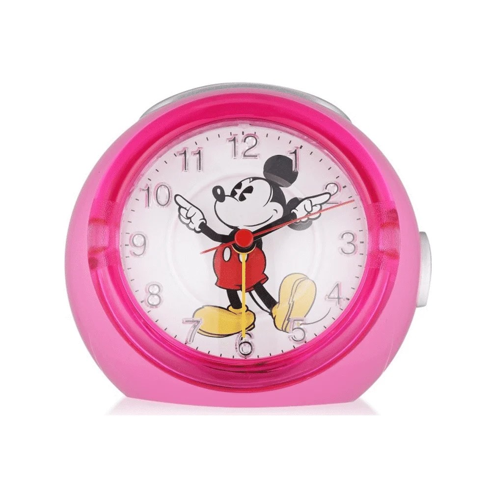 Mickey Mouse Musical Alarm Clock Red/Black/Pink TR87991/TR87992/TR87993 —