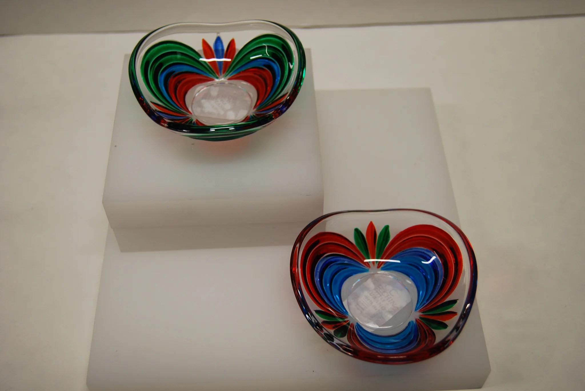 Murano Glass Tea Light Music Box & Clock Shoppe