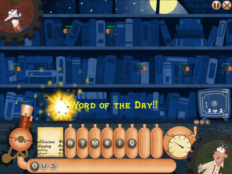 Clockwords Unique Word Game