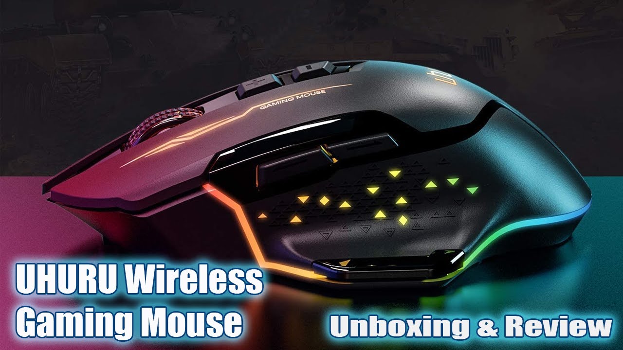 Best Budget Wireless Gaming Mouse from Uhuru Unboxing and Review