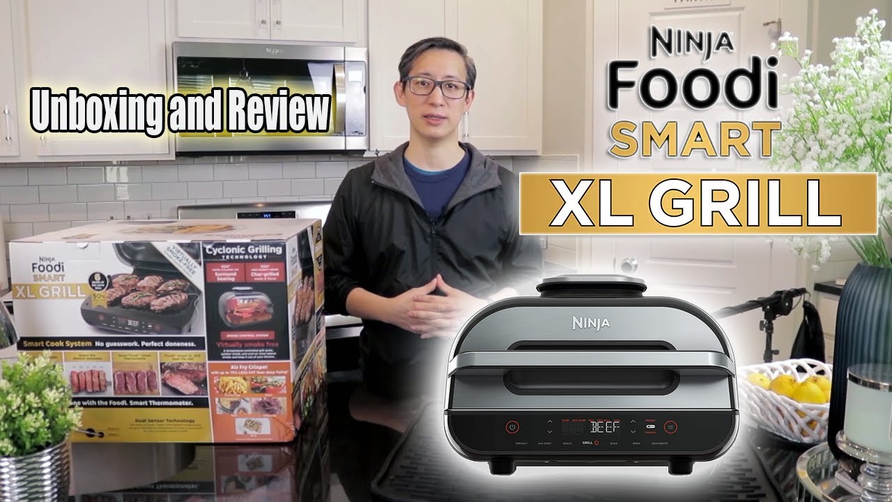 Ninja Foodi Smart XL Grill Ribeye & Pork Belly Unboxing & Review