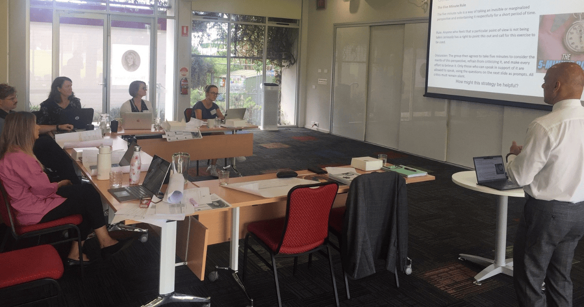 Geelong RE Network Leader's Meeting Clonard College Geelong