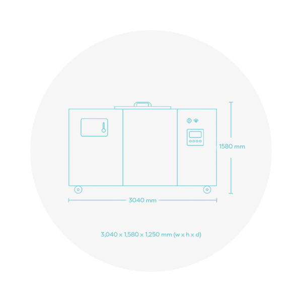 CLO100 Commercial Composters Closed Loop