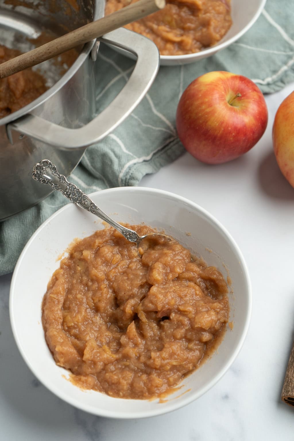 Homemade cinnamon applesauce Closed Loop Cooking