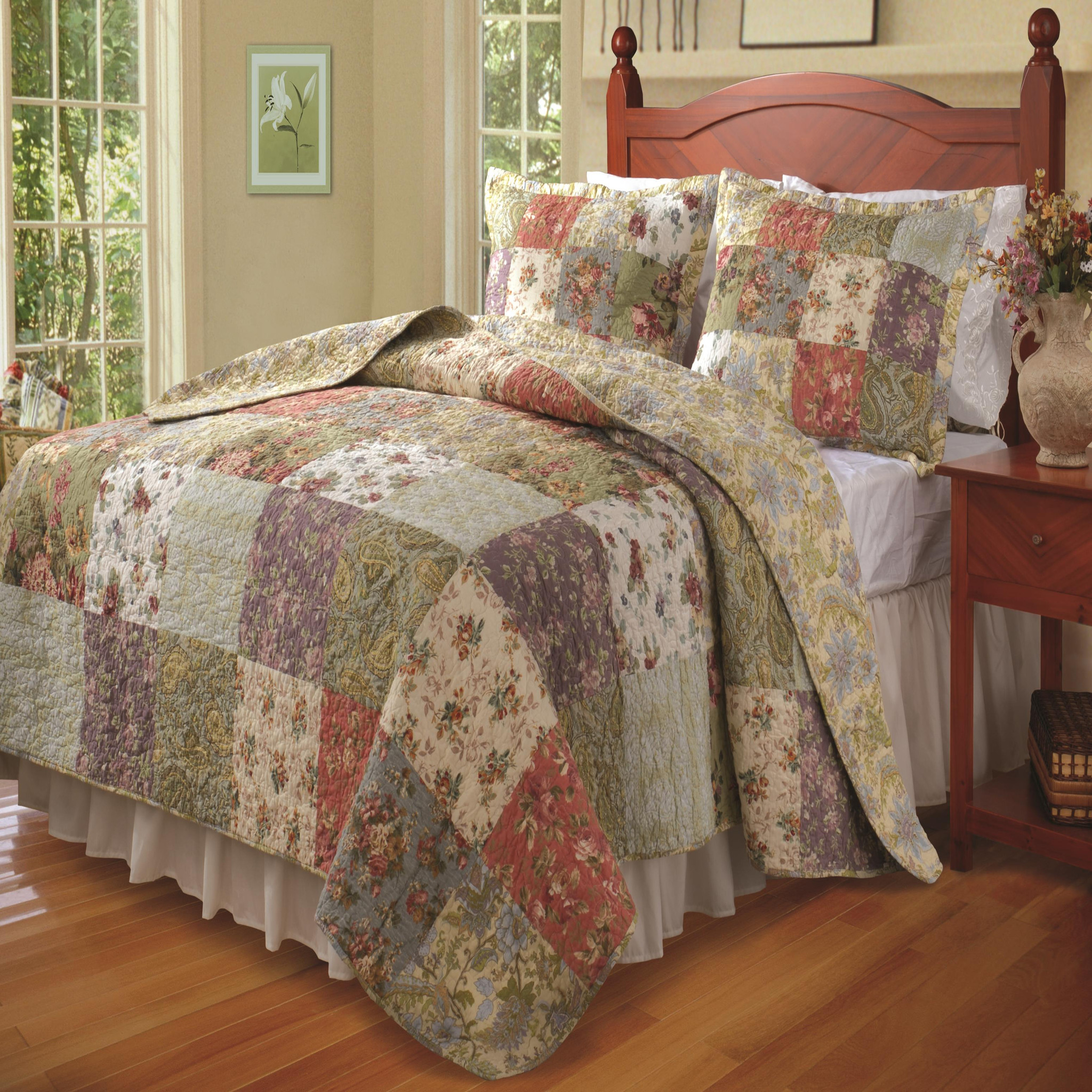 Greenland Home Blooming Prairie Twin 2Piece Bedspread Set
