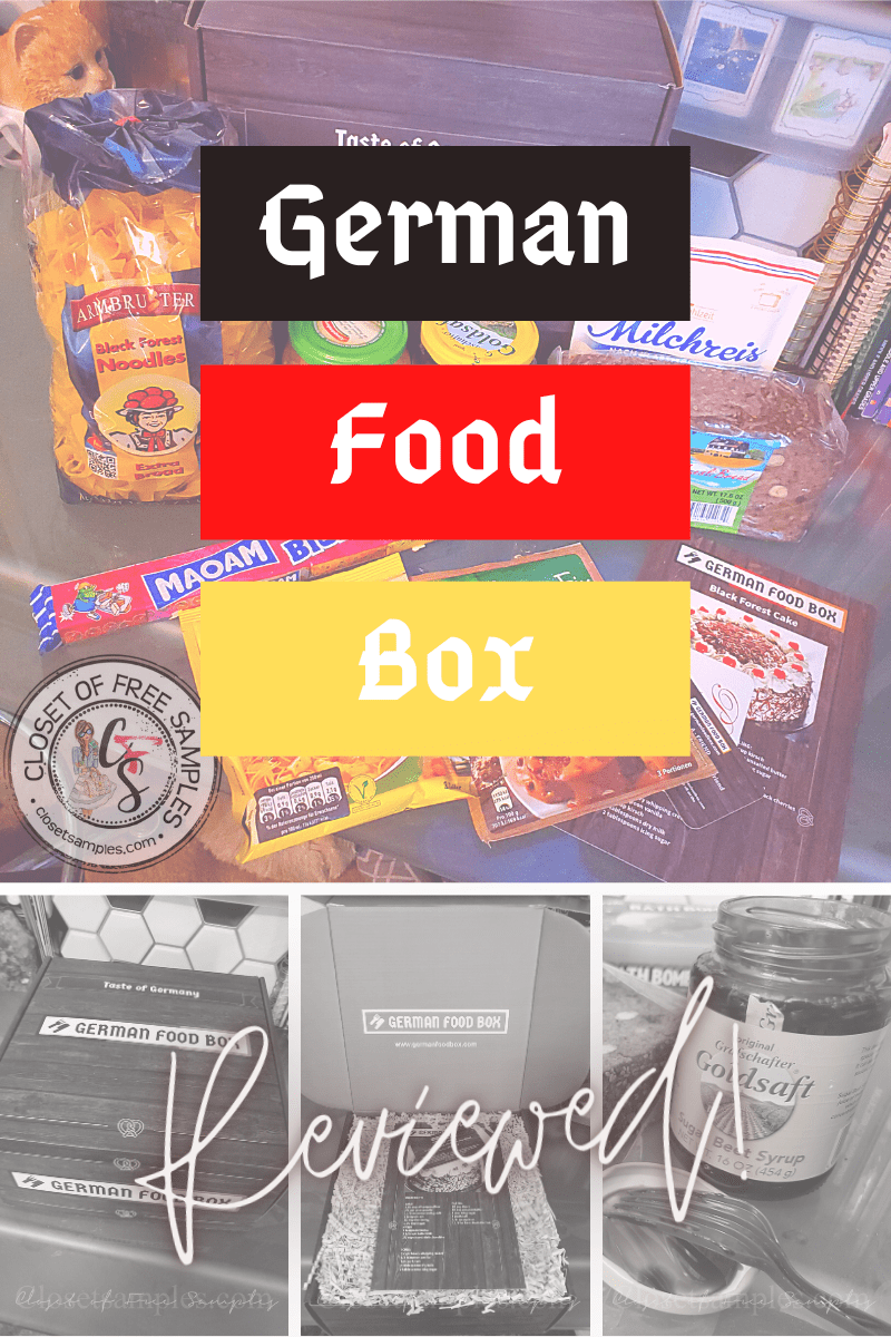 German Food Box Review Closet of Free Samples Never Pay Full Price