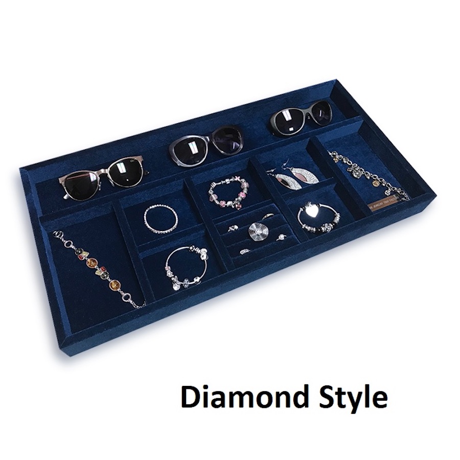 Velvet Jewelry Trays Closet Solutions
