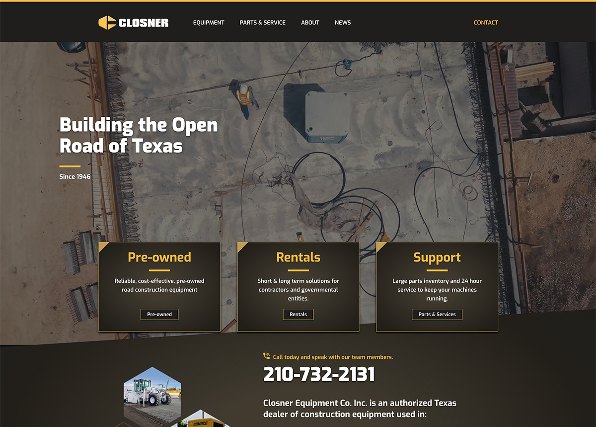 Closner Equipment Breaks Ground on New Facility in Elgin, Texas