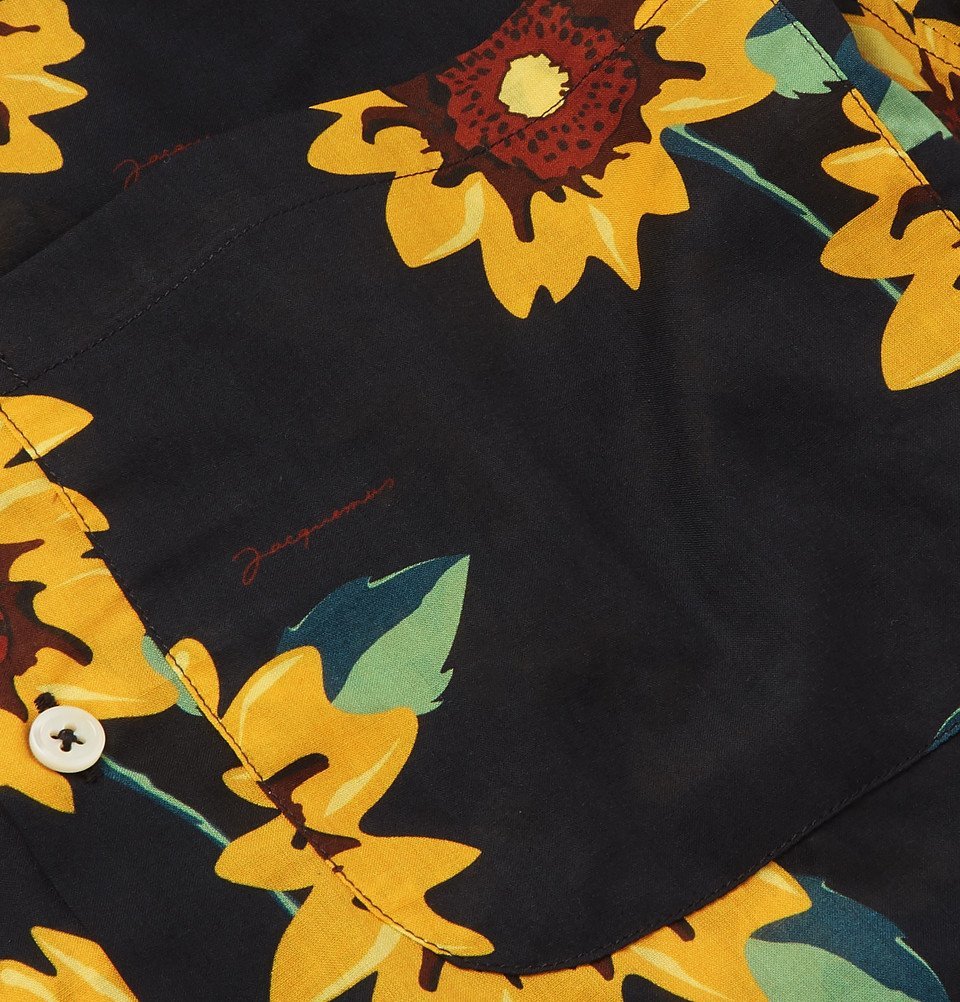 Jacquemus CampCollar FloralPrint Cotton Shirt Multi Jacquemus