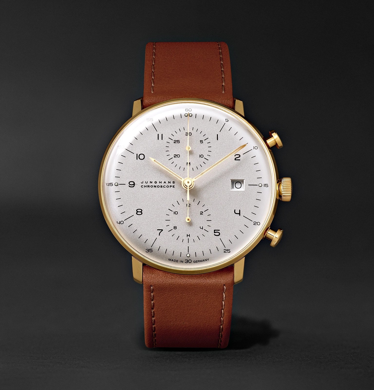 Junghans Limited Edition Max Bill Chronoscope 40mm Stainless Steel