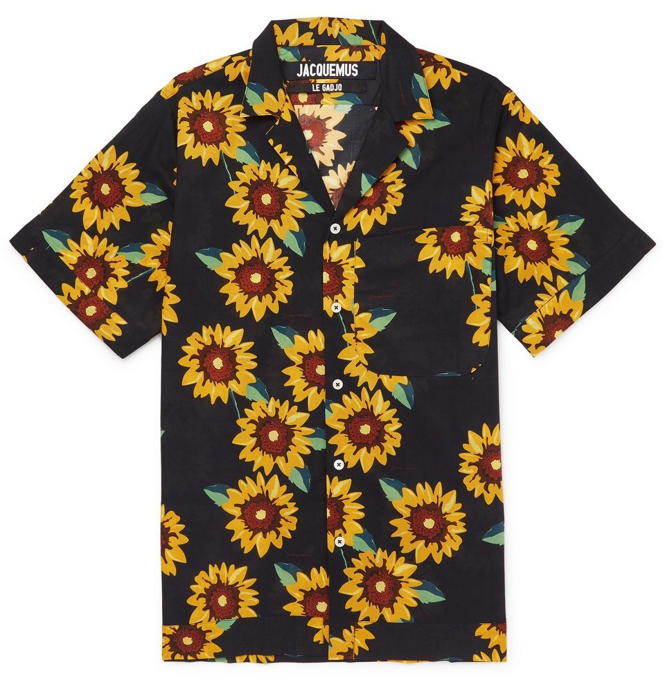 Jacquemus CampCollar FloralPrint Cotton Shirt Multi Jacquemus