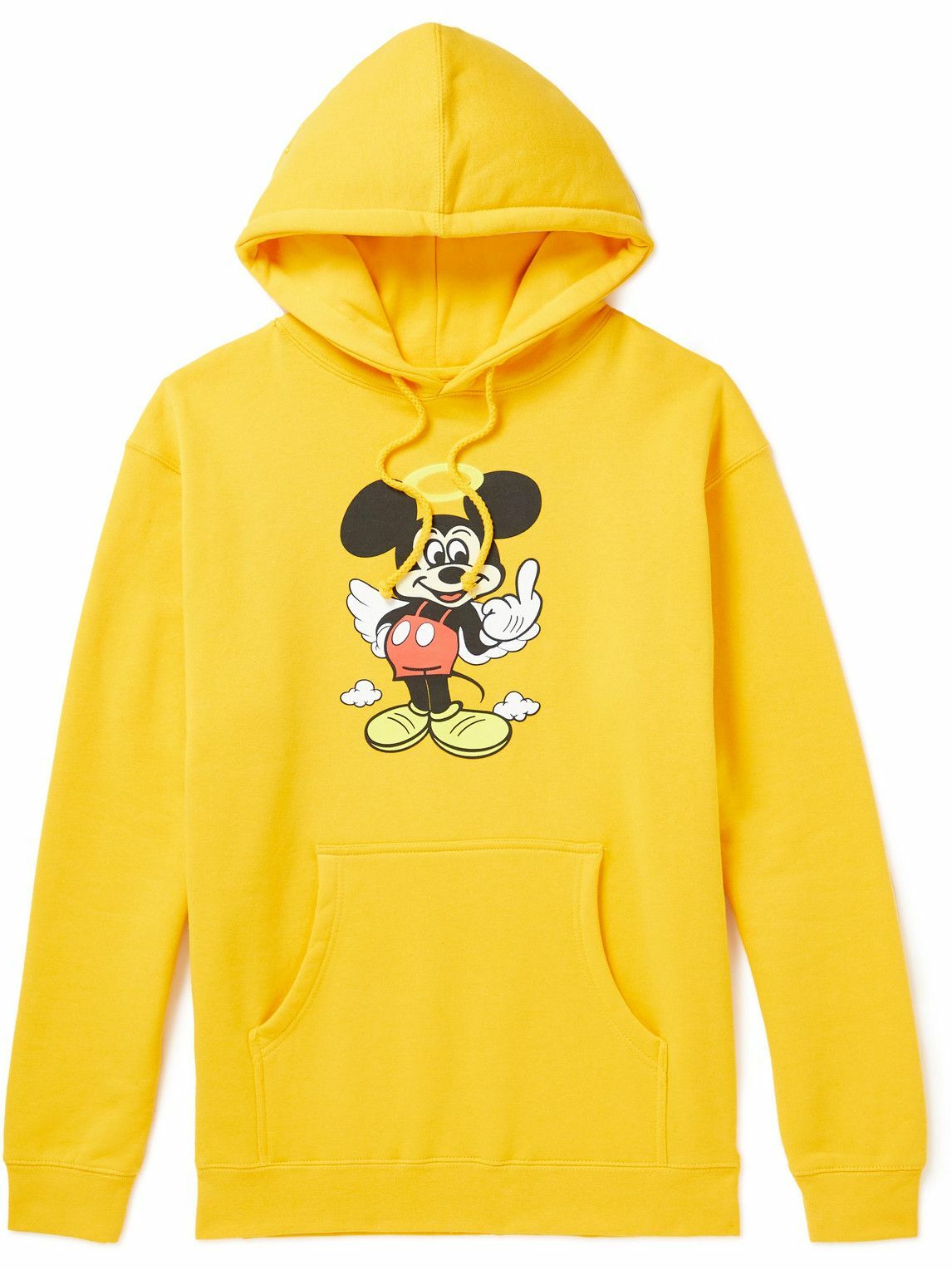PARADISE Printed CottonJersey Hoodie Yellow PARADISE