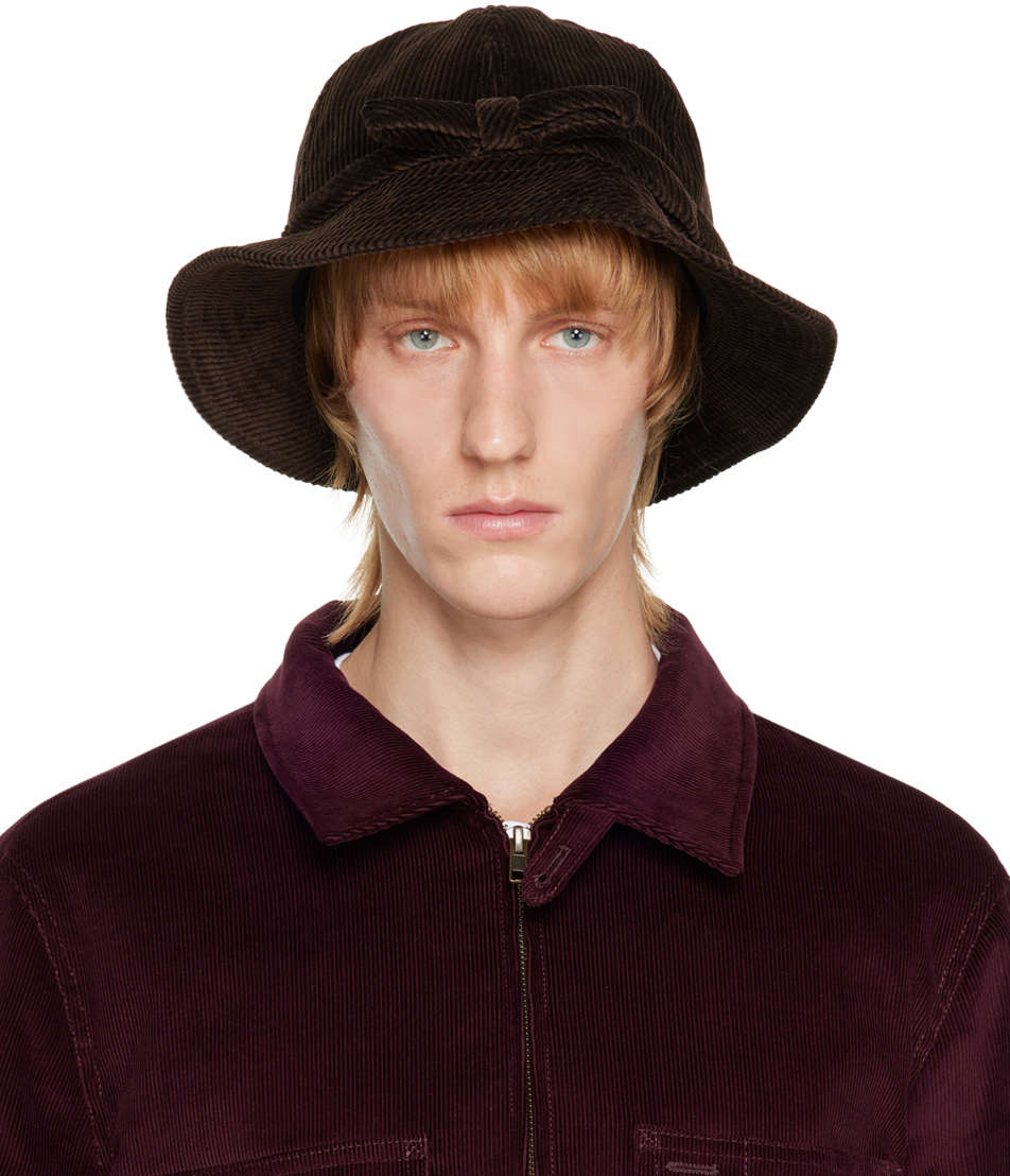 Noah Brown Bell Bucket Hat Noah NYC