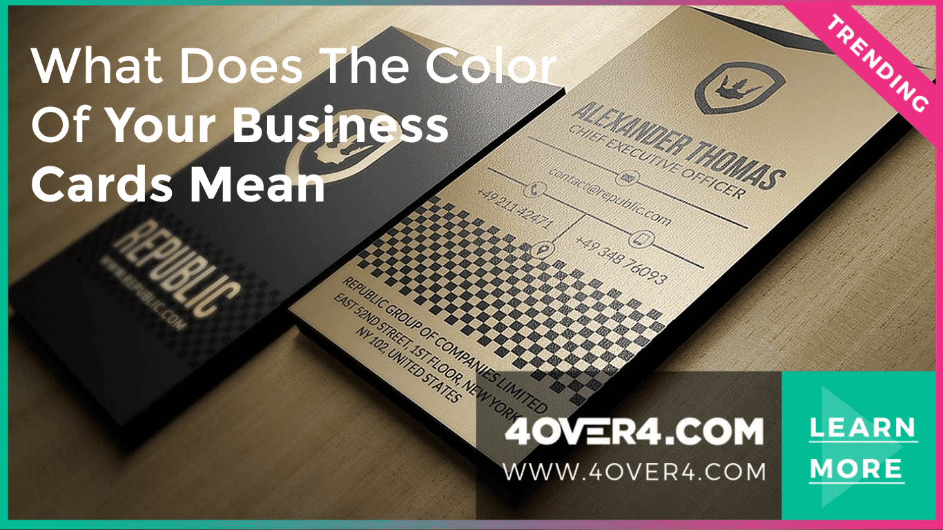 Choosing the Best Colors for Your Business Card A Comprehensive Guide