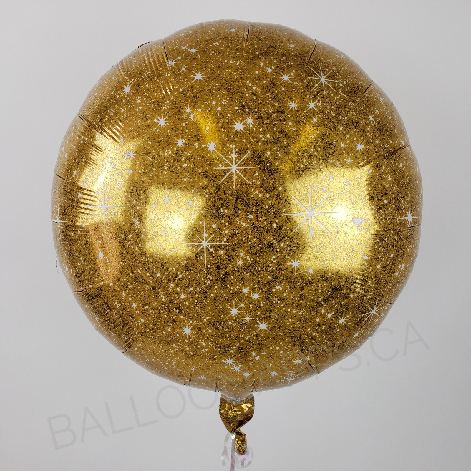 Foil Faux Sparkle Gold balloon Anagram Balloons supplier in Canada