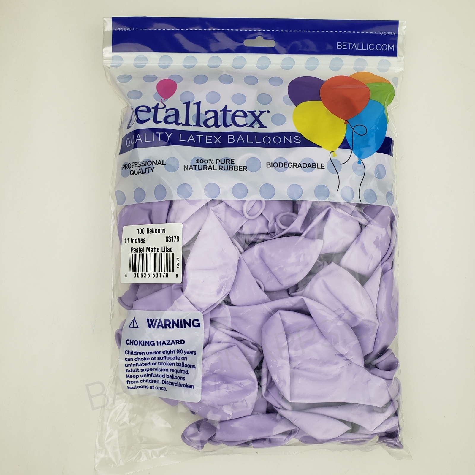 Pastel Matte Lilac balloons balloons Betallic BETALLATEX Balloons