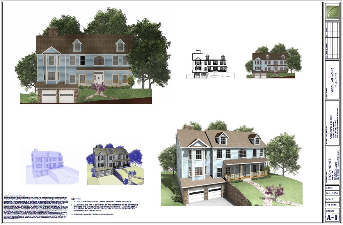 Chief Architect Home Design Software Sample Gallery