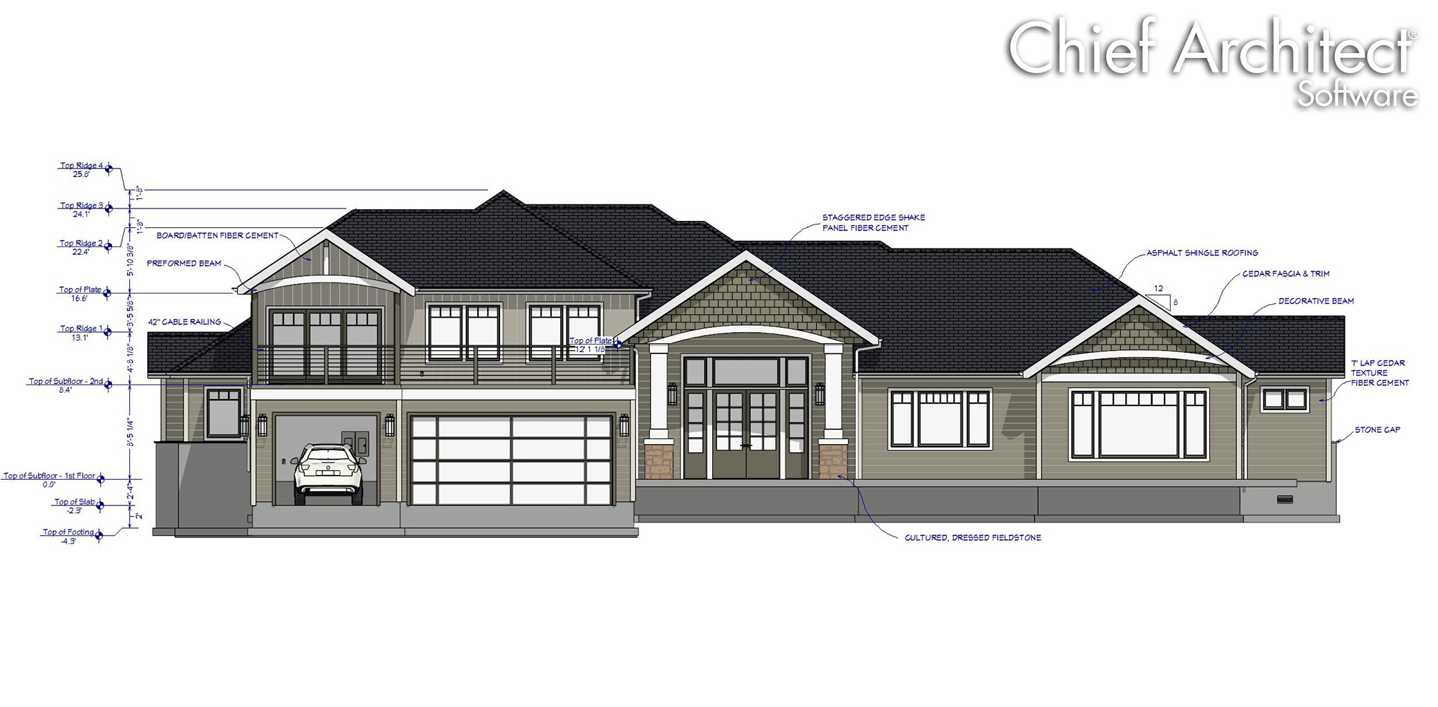 Chief Architect Home Design Software Samples Gallery