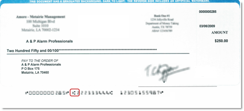 Computer Checks Printer Setup