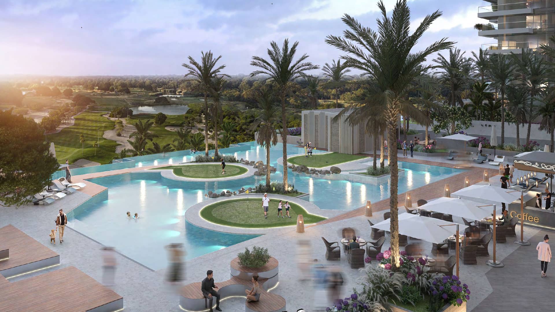 Golf Greens Tower 1 in Damac Hills Dubai, Dubai