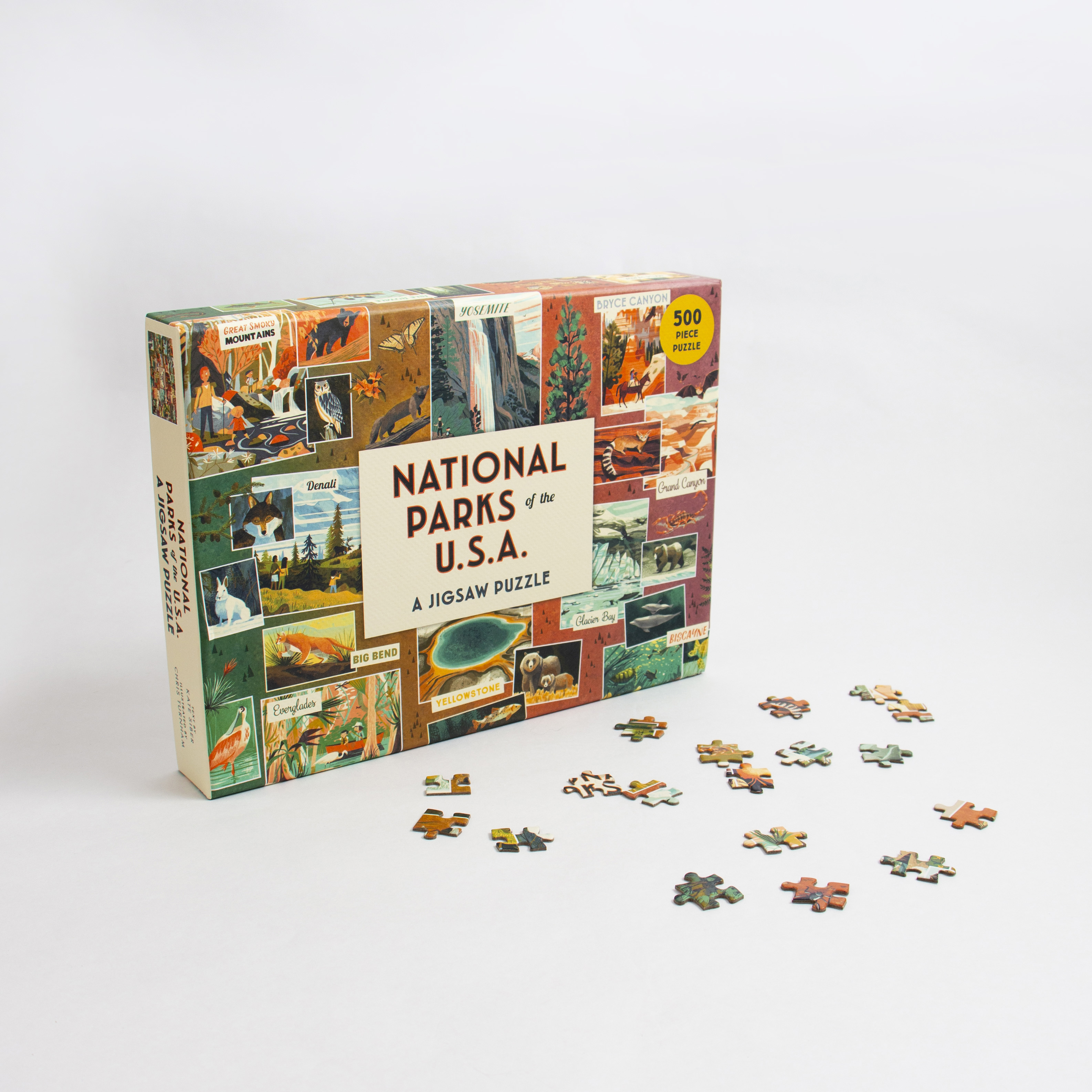National Parks of the USA A Jigsaw Puzzle by Kate Siber Quarto At A
