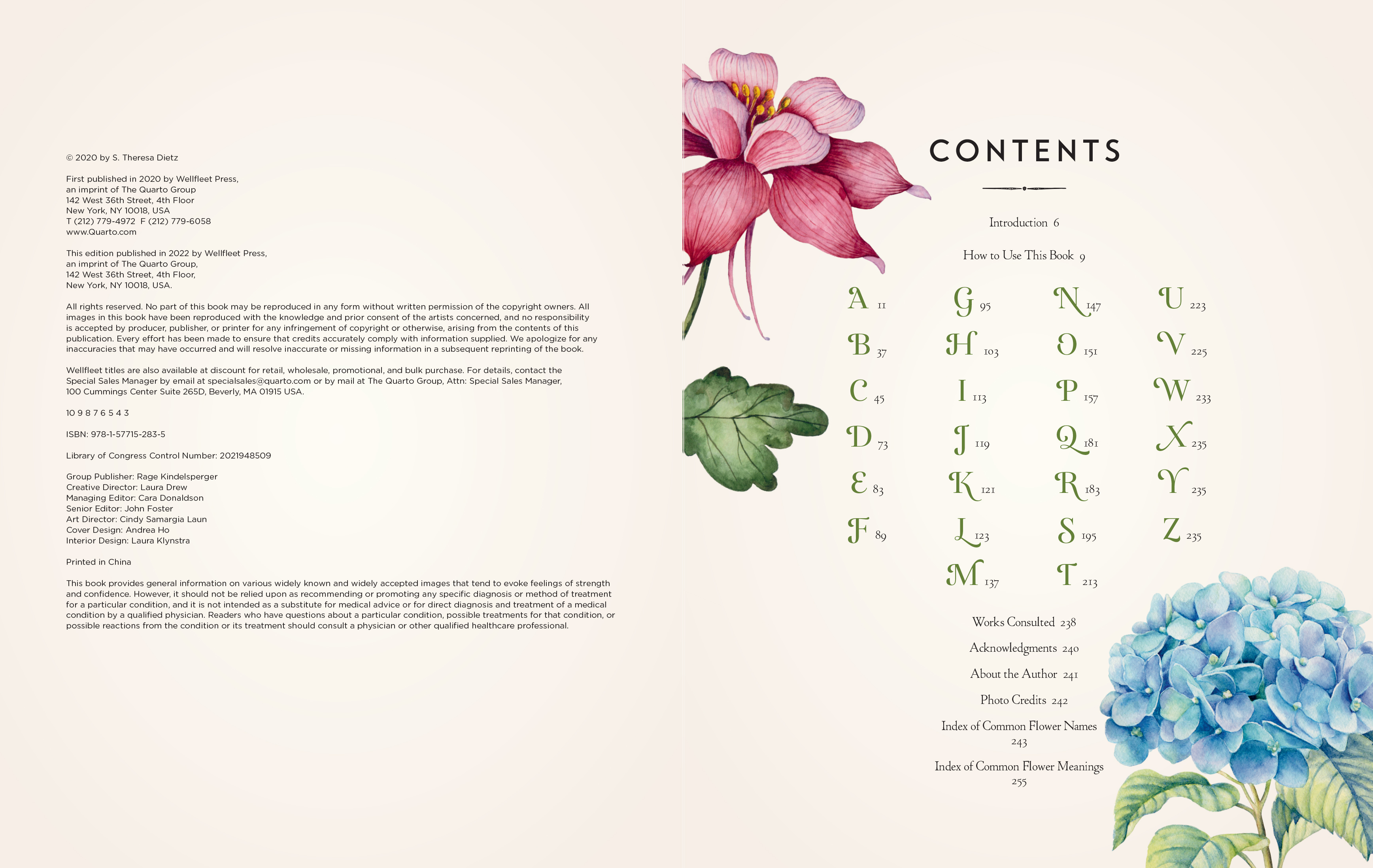 The Complete Language of Flowers by S. Theresa Dietz Quarto At A