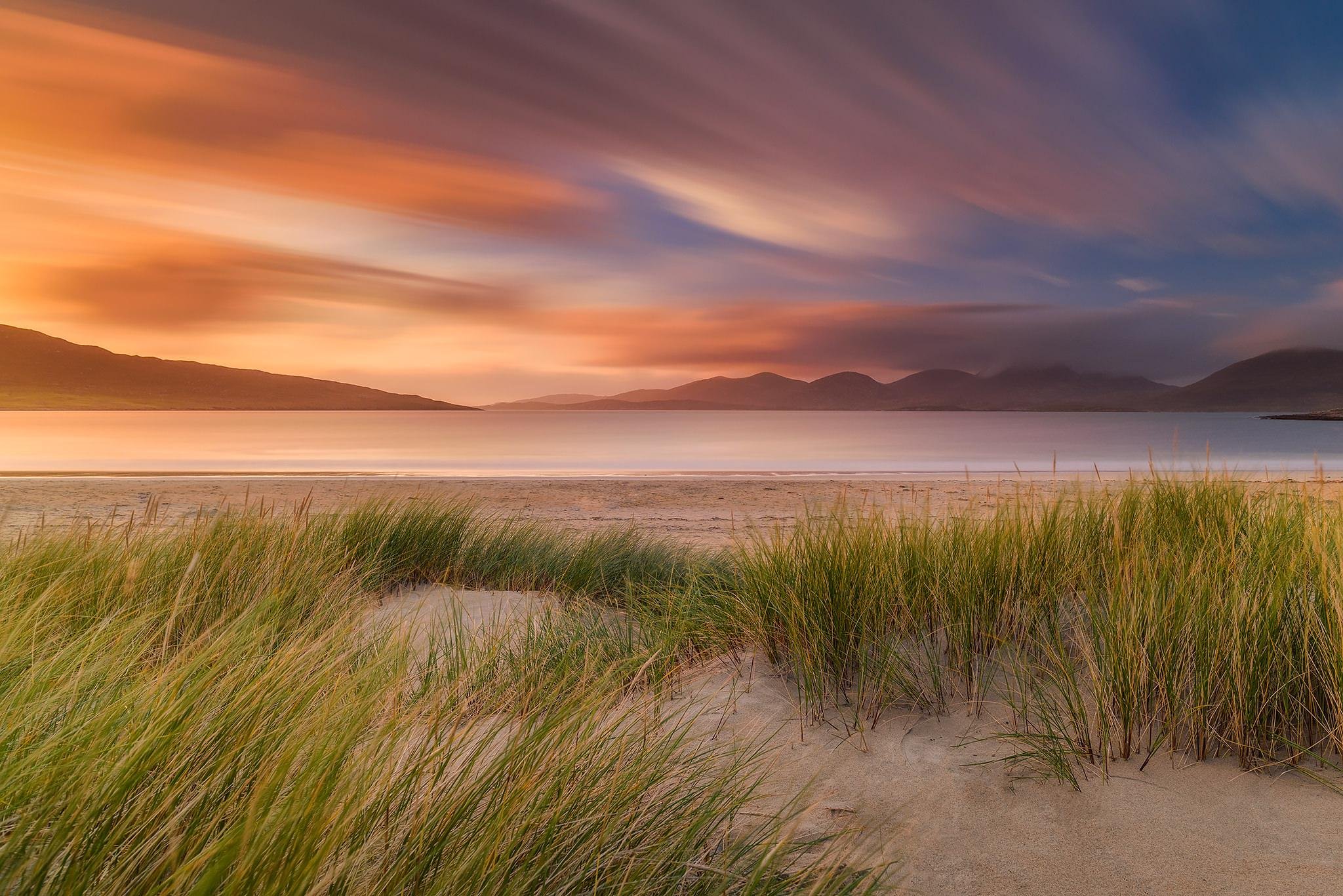 Sunset on a remote island in Scotland Imagesocket