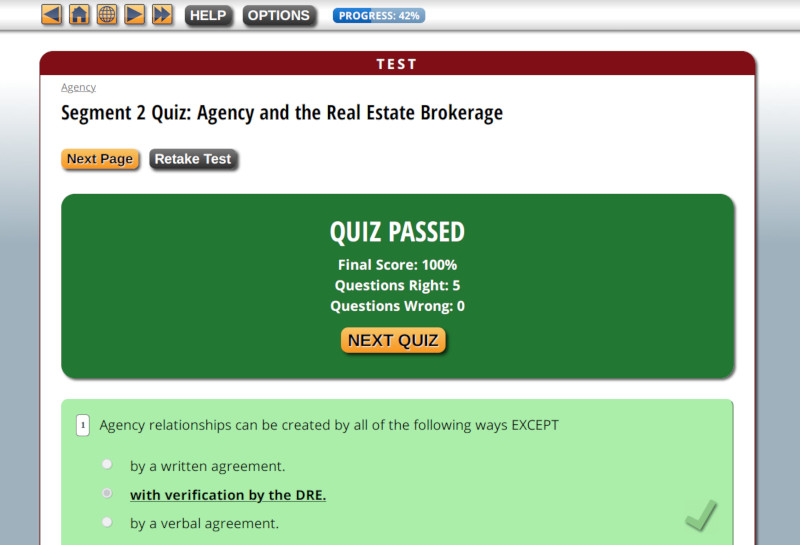 California Real Estate Salesperson Continuing Education & Renewal