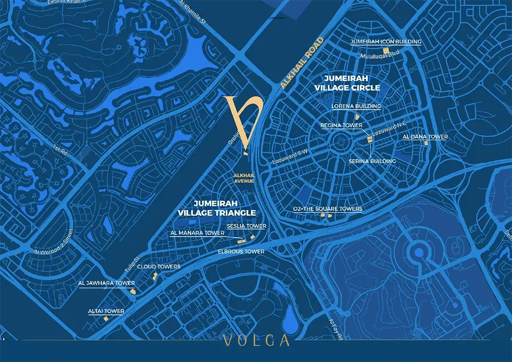 Volga Tower by Tiger Properties Location