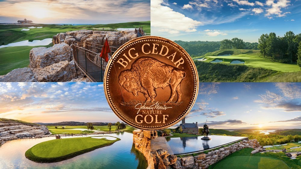 366 Amazing Big Cedar 77 Hole Golf Vacation for Four!